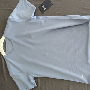 BYLT LUX Drop-Cut V-Neck - Small, Atlantic NWT